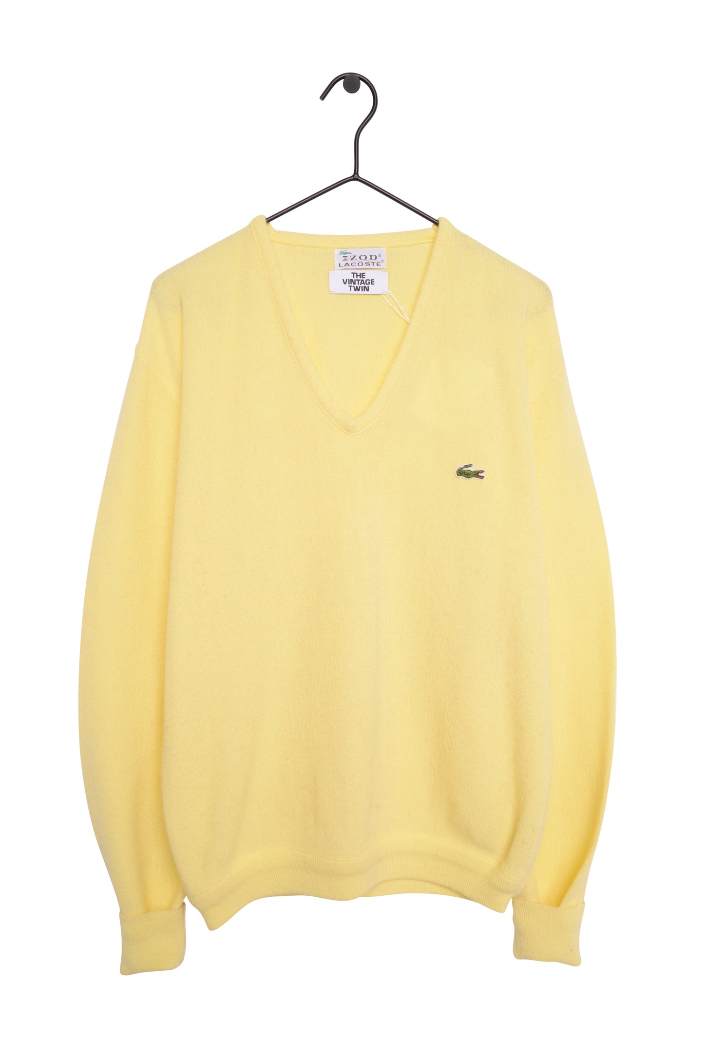 Yellow Lacoste Sweater
