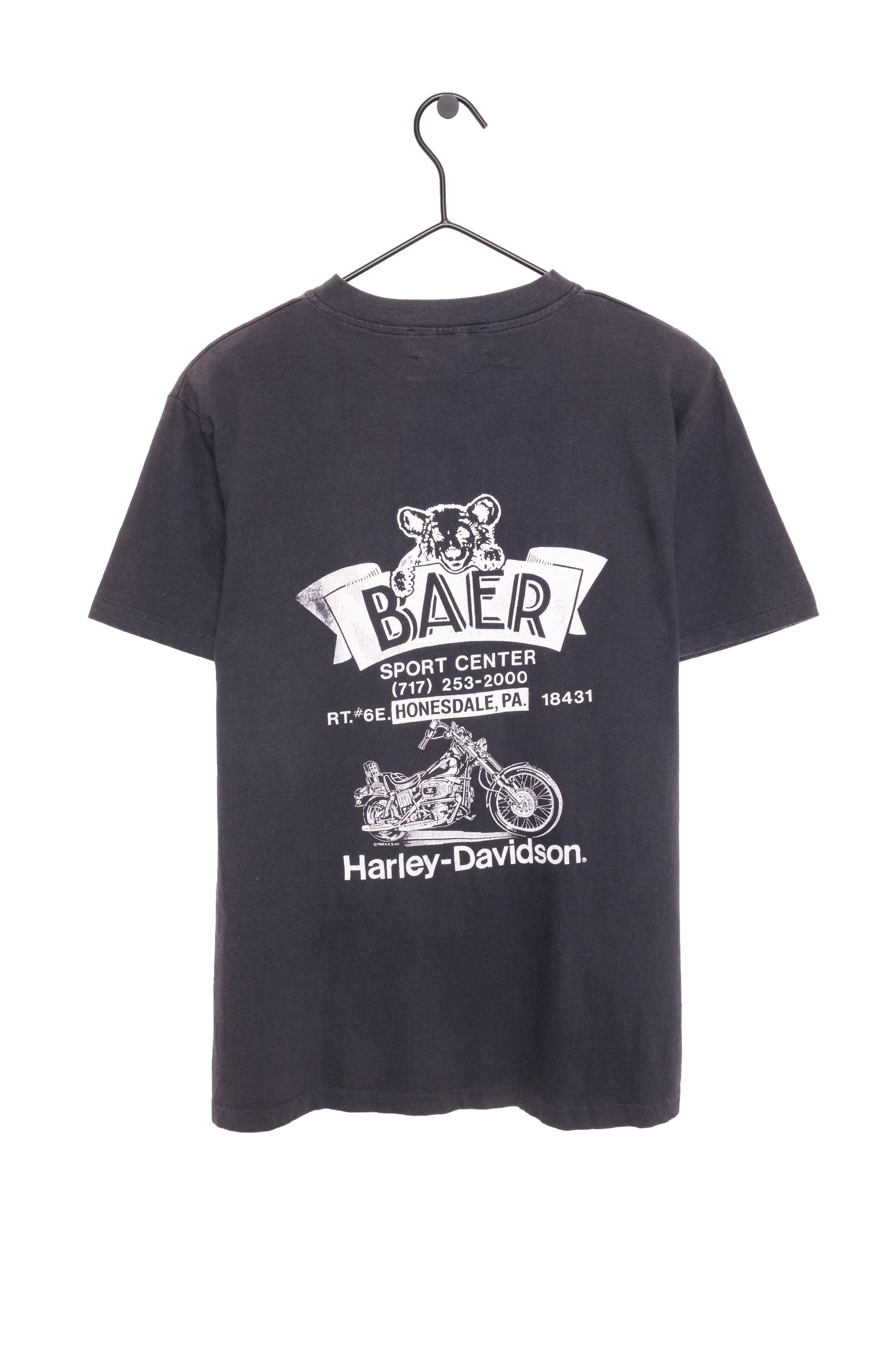 1988 Faded Harley Davidson Honesdale Tee USA
