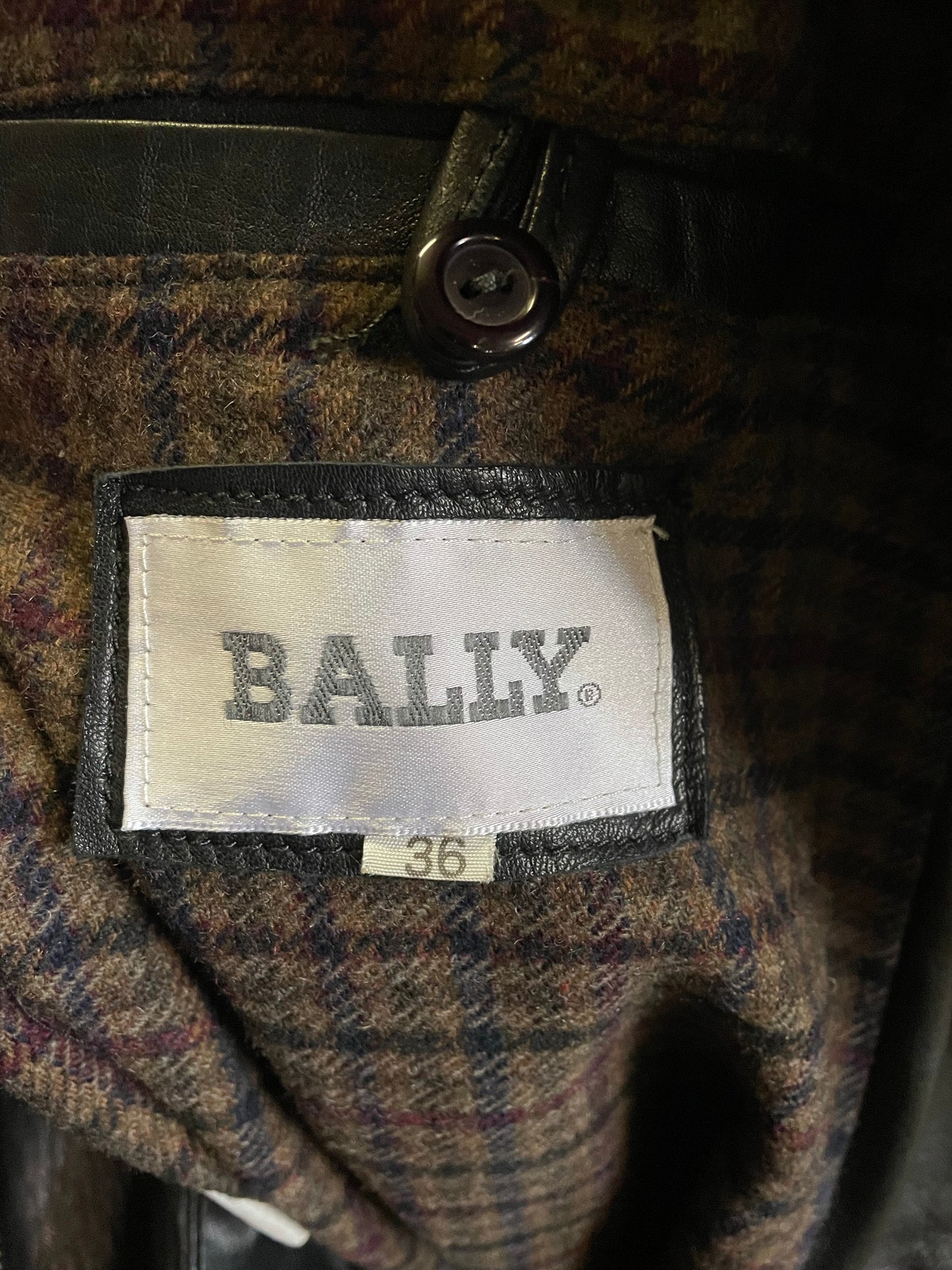 Bally Belted Leather Jacket